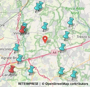 Mappa Via Nobili, 20876 Ornago MB, Italia (5.166)