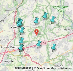 Mappa Via Nobili, 20876 Ornago MB, Italia (3.98)