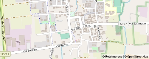Mappa Ornago