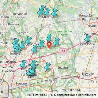 Mappa Via Eroi, 20060 Ornago MB, Italia (9.5615)
