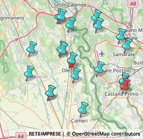 Mappa 28047 Oleggio NO, Italia (8.5385)