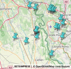 Mappa 28047 Oleggio NO, Italia (8.7485)