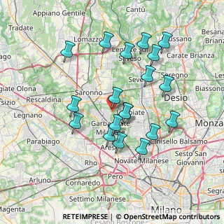 Mappa Via Ghiringhelli, 20020 Cesate MI, Italia (6.92053)