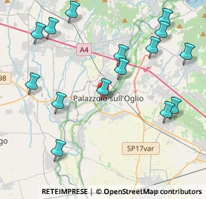 Mappa Via Scaramuccino Marco, 25036 Palazzolo sull'Oglio BS, Italia (4.854)