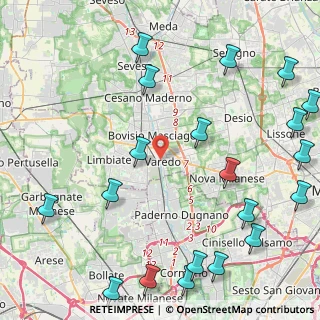 Mappa Vicolo Corte Seveso, 20814 Varedo MB, Italia (6.0305)