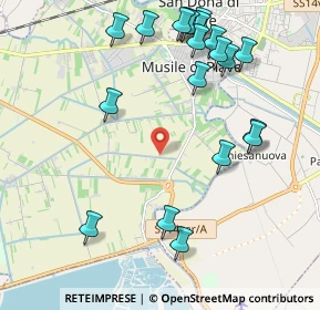 Mappa Via Fossanuova, 30024 Musile di Piave VE, Italia (2.4155)