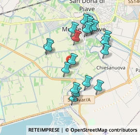 Mappa Via Fossanuova, 30024 Musile di Piave VE, Italia (1.737)