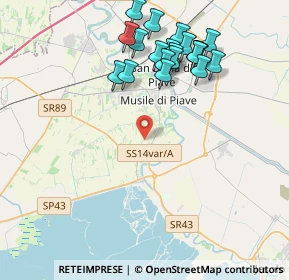 Mappa Via Fossanuova, 30024 Musile di Piave VE, Italia (4.182)