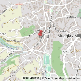 Mappa Via Gabriele D'Annunzio, 48, 34015 Muggia, Trieste (Friuli-Venezia Giulia)