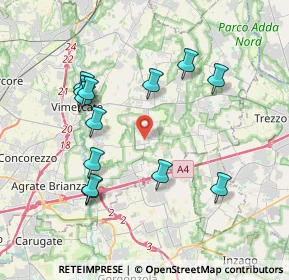 Mappa SP176, 20876 Ornago MB, Italia (3.81)