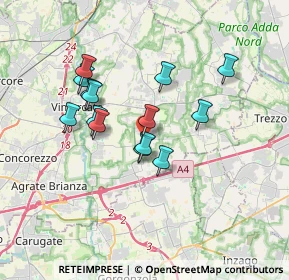 Mappa Via Carlo Alberto Dalla Chiesa, 20876 Ornago MB, Italia (2.92571)