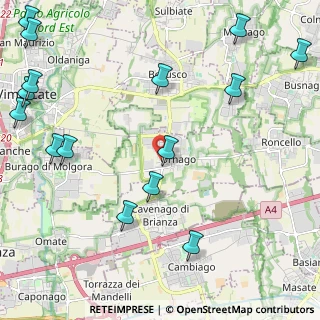 Mappa Via Carlo Alberto Dalla Chiesa, 20876 Ornago MB, Italia (3.02733)
