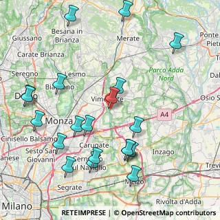 Mappa Via Giuseppe Mazzini, 20875 Burago di Molgora MB, Italia (9.549)
