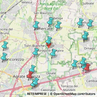 Mappa Via Giuseppe Mazzini, 20875 Burago di Molgora MB, Italia (2.8685)