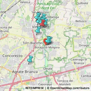 Mappa Via Giuseppe Mazzini, 20875 Burago di Molgora MB, Italia (1.70077)