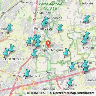 Mappa Via Giuseppe Mazzini, 20875 Burago di Molgora MB, Italia (2.691)