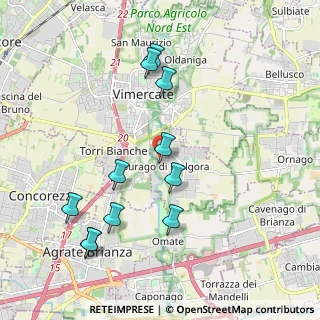 Mappa Via Giuseppe Mazzini, 20875 Burago di Molgora MB, Italia (2.07909)