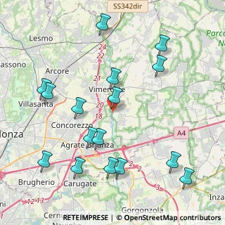 Mappa Via Giuseppe Mazzini, 20875 Burago di Molgora MB, Italia (4.71188)