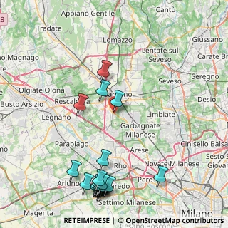 Mappa Via Garavaglia, 21042 Caronno Pertusella VA, Italia (10.702)
