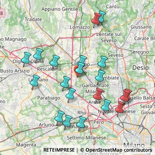Mappa Via Garavaglia, 21042 Caronno Pertusella VA, Italia (8.6445)