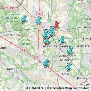 Mappa Via Garavaglia, 21042 Caronno Pertusella VA, Italia (3.32364)