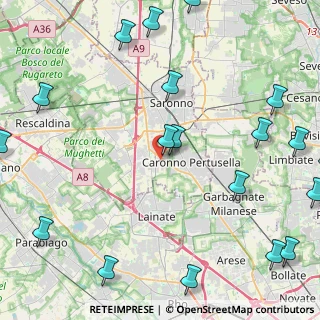 Mappa Via Garavaglia, 21042 Caronno Pertusella VA, Italia (6.499)