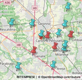 Mappa Via Garavaglia, 21042 Caronno Pertusella VA, Italia (4.28571)
