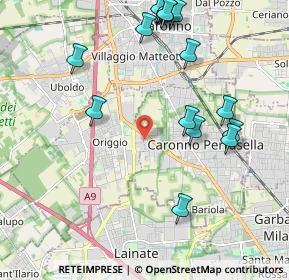 Mappa Via Garavaglia, 21042 Caronno Pertusella VA, Italia (2.5365)