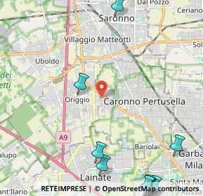 Mappa Via Garavaglia, 21042 Caronno Pertusella VA, Italia (3.53583)
