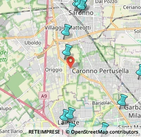 Mappa Via Garavaglia, 21042 Caronno Pertusella VA, Italia (3.02231)