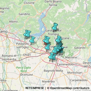 Mappa Piazza Vighenzi, 25050 Rodengo-Saiano BS, Italia (9.9555)