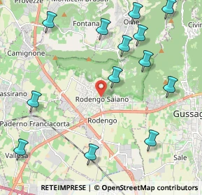 Mappa Piazza Vighenzi, 25050 Rodengo-Saiano BS, Italia (2.58)