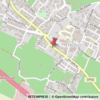 Mappa Via Provinciale, 77, 25030 Erbusco, Brescia (Lombardia)