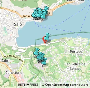 Mappa Via Porticcioli, 25087 Salò BS, Italia (0.976)