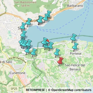 Mappa Via Porticcioli, 25010 San Felice del Benaco BS, Italia (0.959)