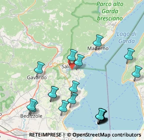 Mappa Via Porticcioli, 25087 Salò BS, Italia (9.981)