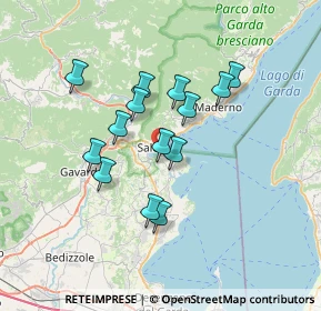 Mappa Via Porticcioli, 25087 Salò BS, Italia (5.68643)