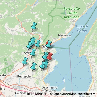 Mappa Via Porticcioli, 25010 San Felice del Benaco BS, Italia (6.61933)