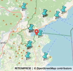 Mappa Via Porticcioli, 25087 Salò BS, Italia (4.03167)