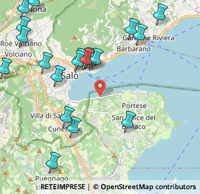 Mappa Via Porticcioli, 25087 Salò BS, Italia (2.438)