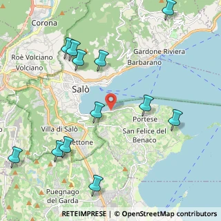Mappa Via Porticcioli, 25010 San Felice del Benaco BS, Italia (2.56583)