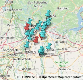 Mappa Via Roma, 24059 Urgnano BG, Italia (9.5755)