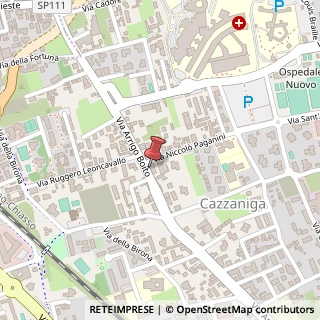 Mappa Via Arrigo Boito, 78, 20900 Monza, Monza e Brianza (Lombardia)