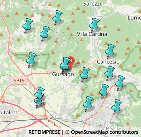 Mappa Via Forcella, 25064 Gussago BS, Italia (4.29722)