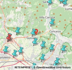 Mappa Via Forcella, 25064 Gussago BS, Italia (6.0225)