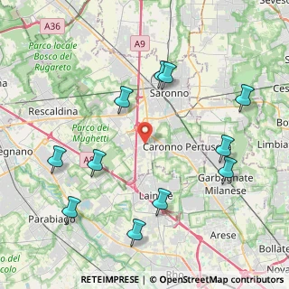 Mappa Via Borromeo, 21040 Origgio VA, Italia (4.67182)