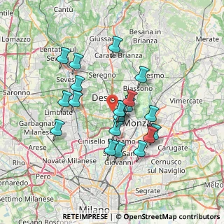Mappa Vicolo Sarca, 20835 Muggiò MB, Italia (6.131)