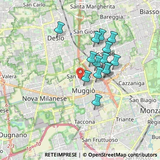 Mappa Vicolo Sarca, 20835 Muggiò MB, Italia (1.51857)