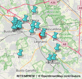 Mappa Lungo Fiume Olona, 20025 Legnano MI, Italia (3.956)