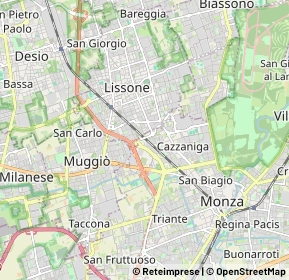 Mappa 20900 Lissone MB, Italia (1.547)